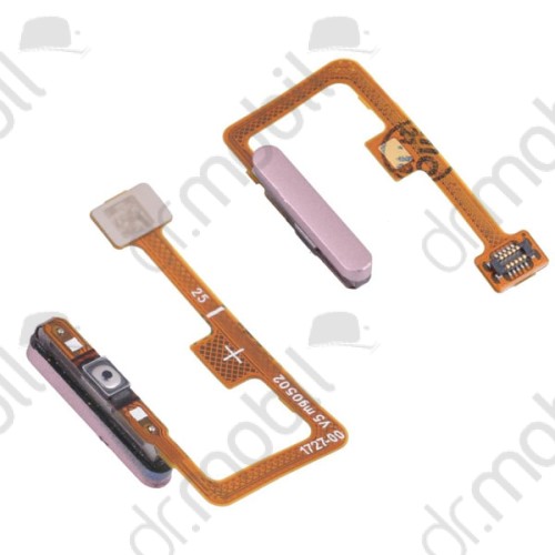 Átvezető flex Xiaomi Mi 11 Lite rózsaszín ujjlenyomat olvasó szenzor flexibilis kábellel